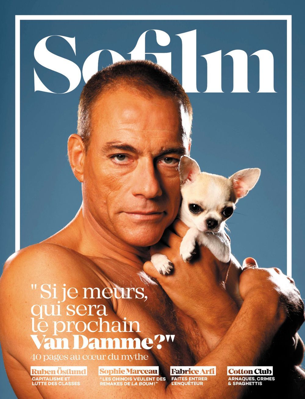 Sofilm Lehti Ranska 2022 #93 Jean-Claude Van Damme Sophie Marceau Alkuperäinen painos