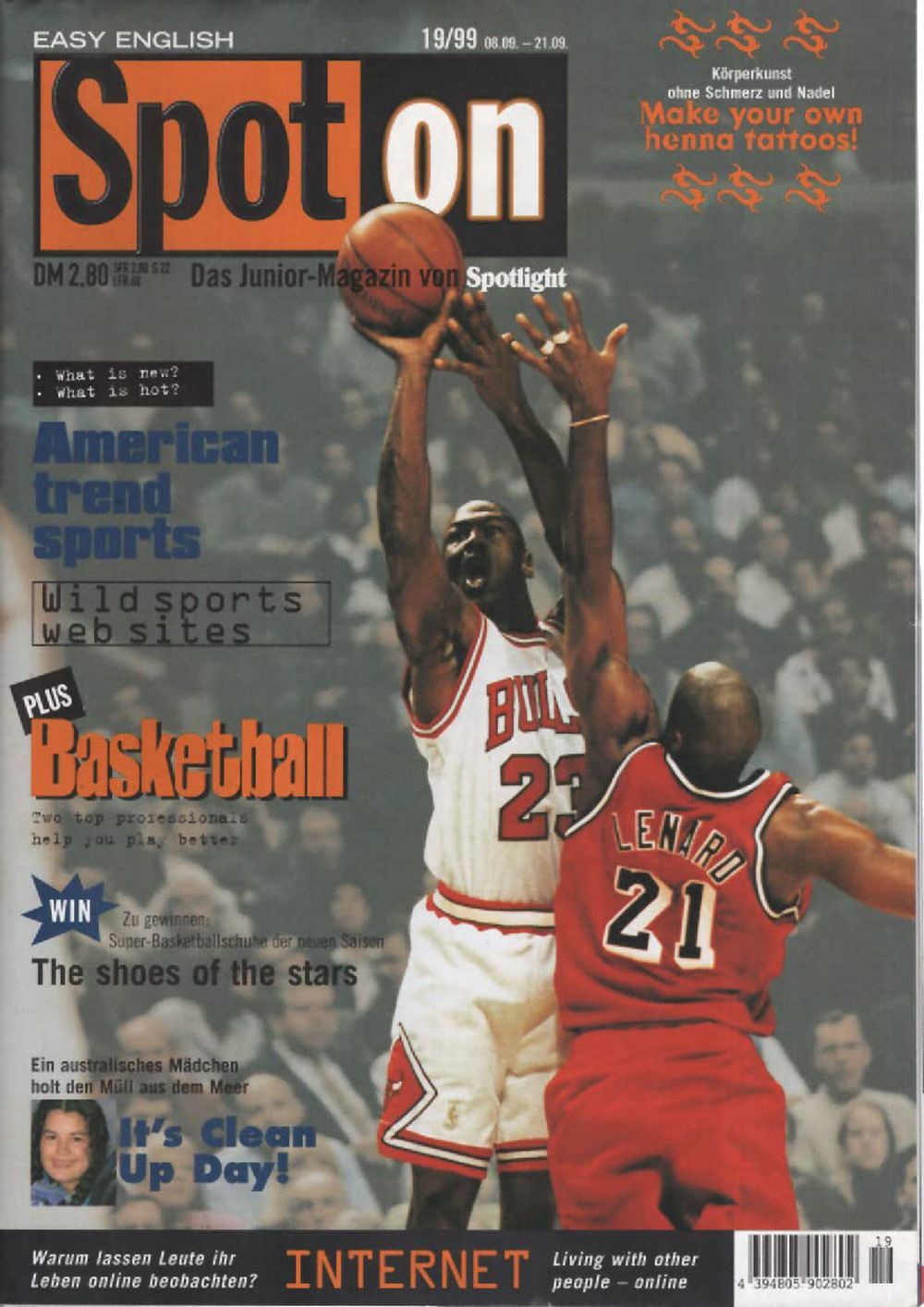 Spot On Magazin Deutschland 1999-19 Michael Jordan