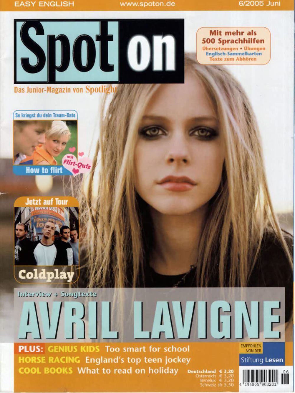 Spot On Magazin Deutschland 2005-06 Avril Lavigne