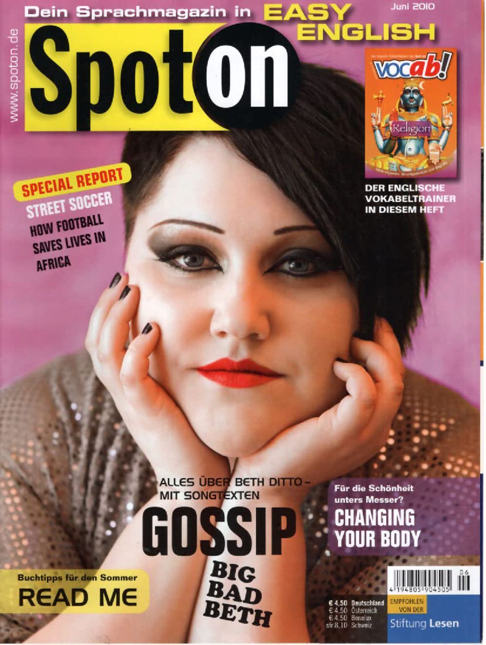Spot On Magazin Deutschland 2010-06 Gossip Beth Ditto