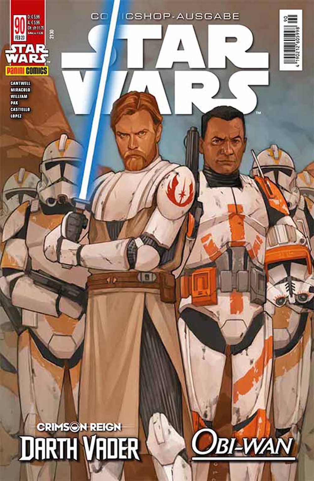 Star Wars Comic Tyskland 2023 #90 Obi-Wan Darth Vader Originaludgave