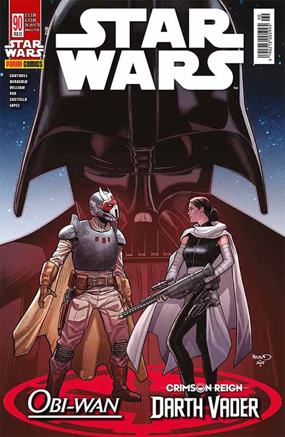 Star Wars Comic Germania 2023 #90 Obi-Wan Darth Vader Edizione originale