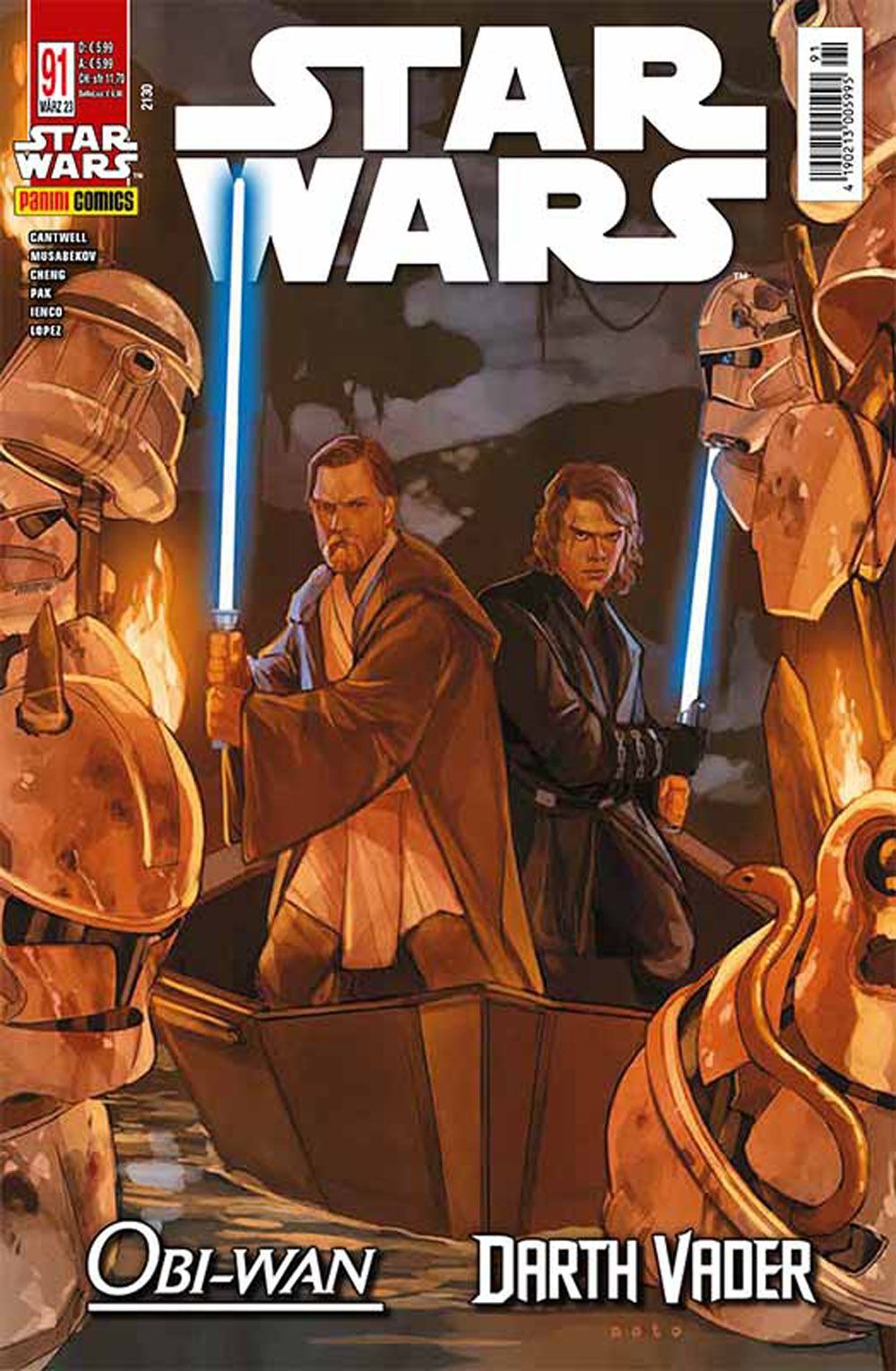 Star Wars Comic Germania 2023 #91 Obi-Wan Darth Vader Edizione originale