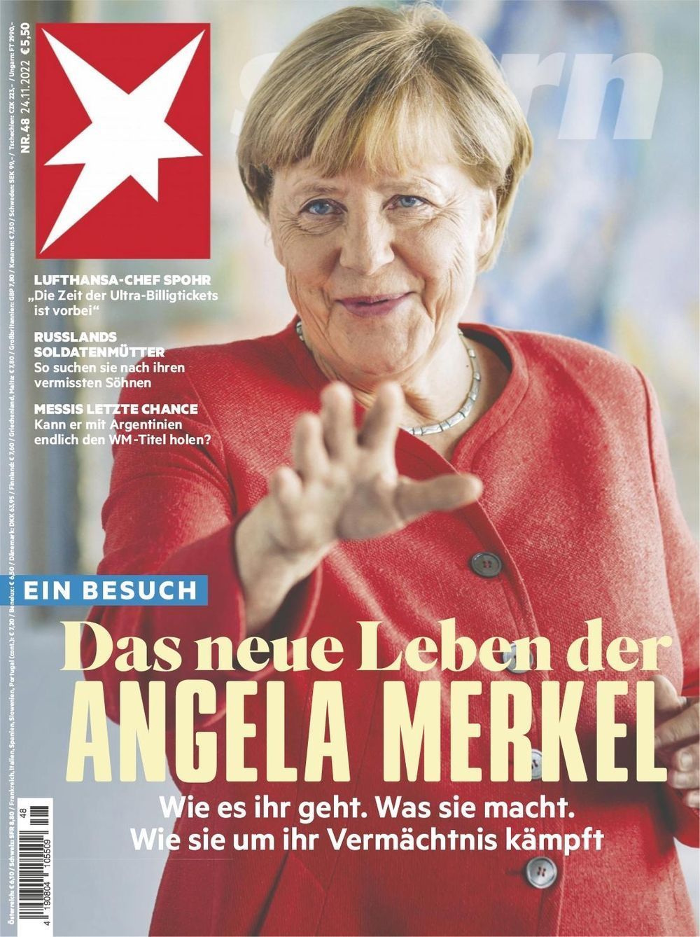 Stern Magazin Deutschland 2022-48 Angela Merkel