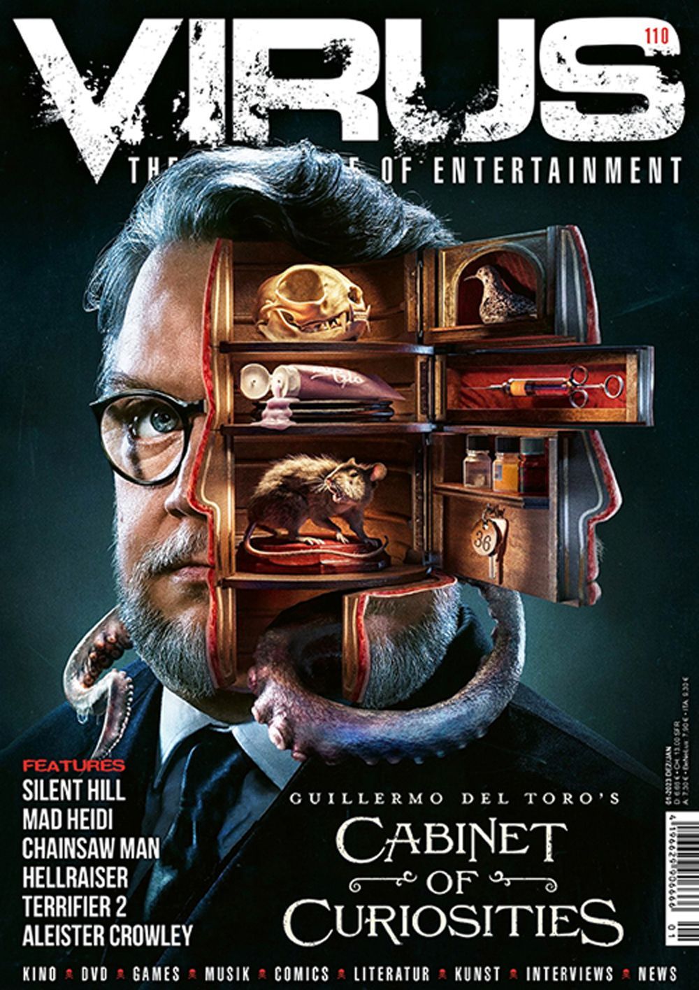 Virus Magazin Deutschland 2022 #110 Guillermo Del Toro