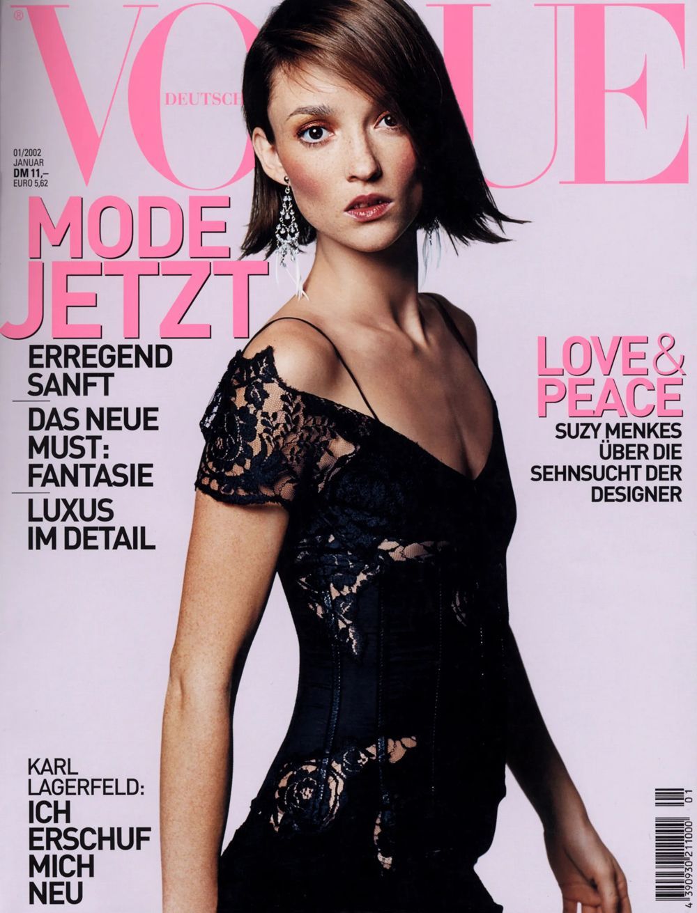Vogue Magazine Germany 2002-01 Audrey Marnay Original Print Issue
