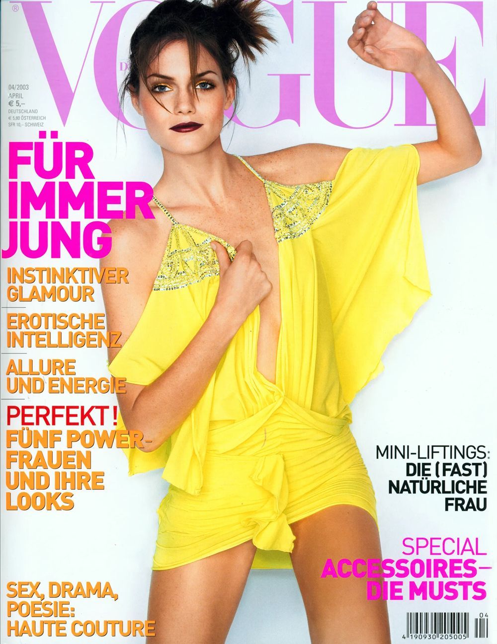 Vogue Lehti Saksa 2003-04 Mini Anden Alkuperäinen painos