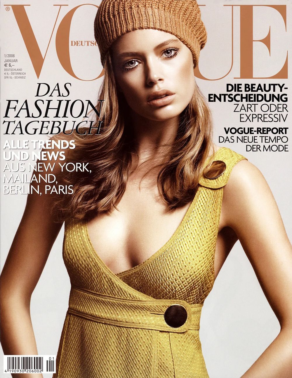 Vogue Magasin Tyskland 2006-01 Doutzen Kroes Originaludgave