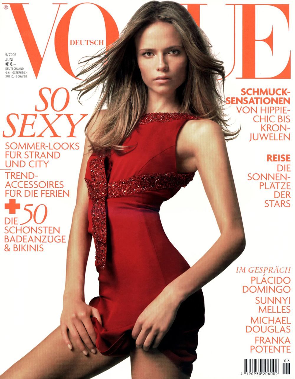 Vogue Revista Alemania 2006-06 Natasha Poly Edición original