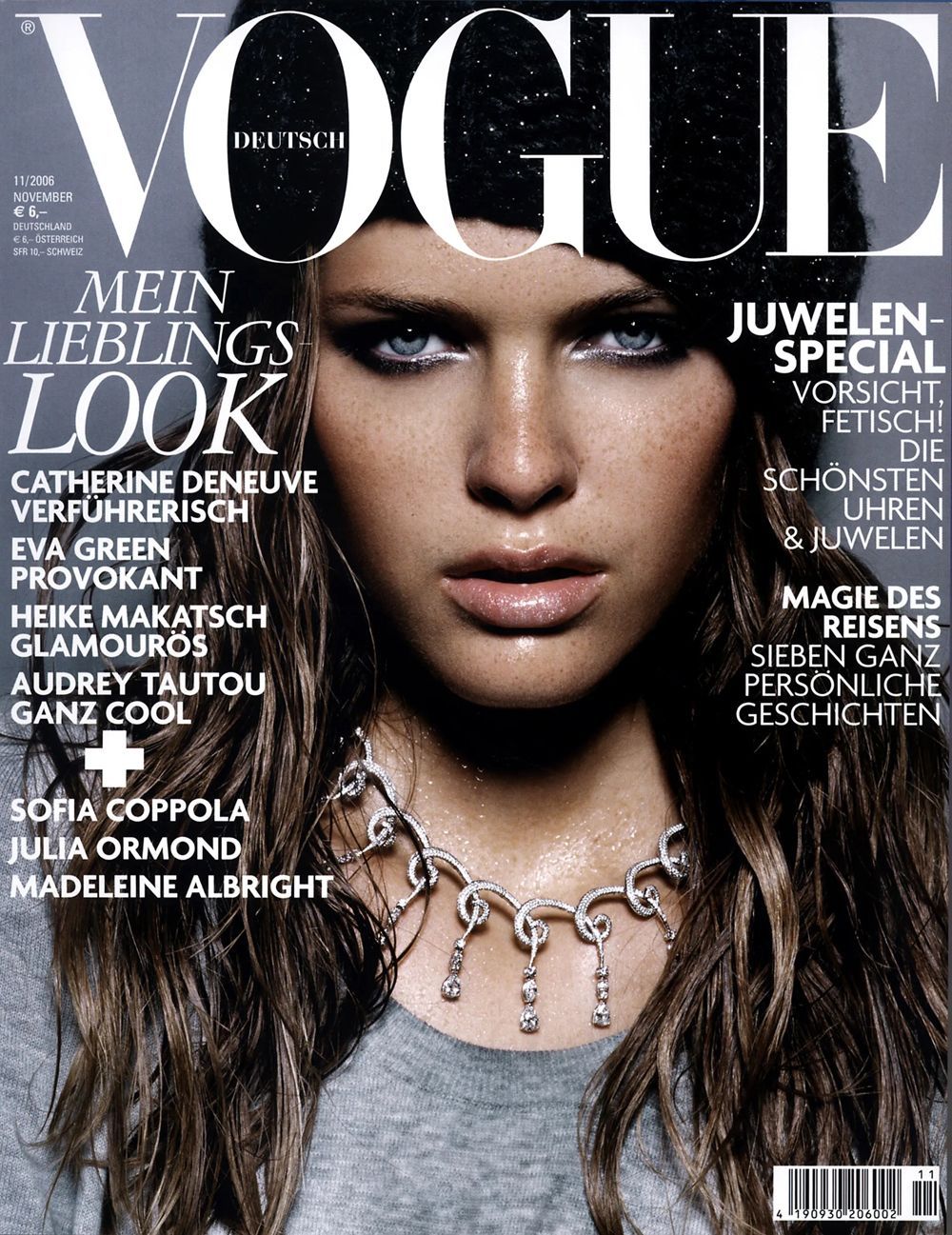 Vogue Magasin Tyskland 2006-11 Michaela Hlavackova Originalutgåva