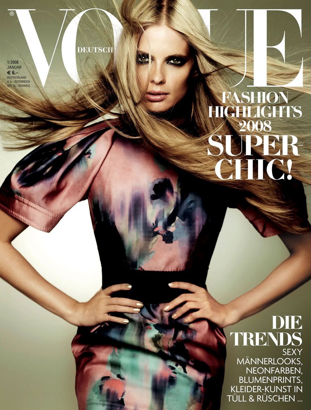 Vogue Lehti Saksa 2008-01 Julia Stegner
