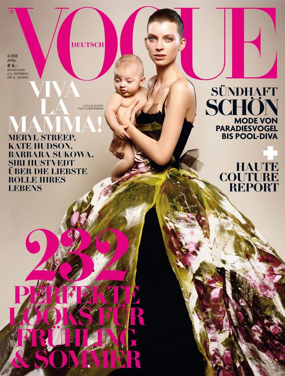Vogue Magasin Tyskland 2008-04 Luca Gadjus Originaludgave