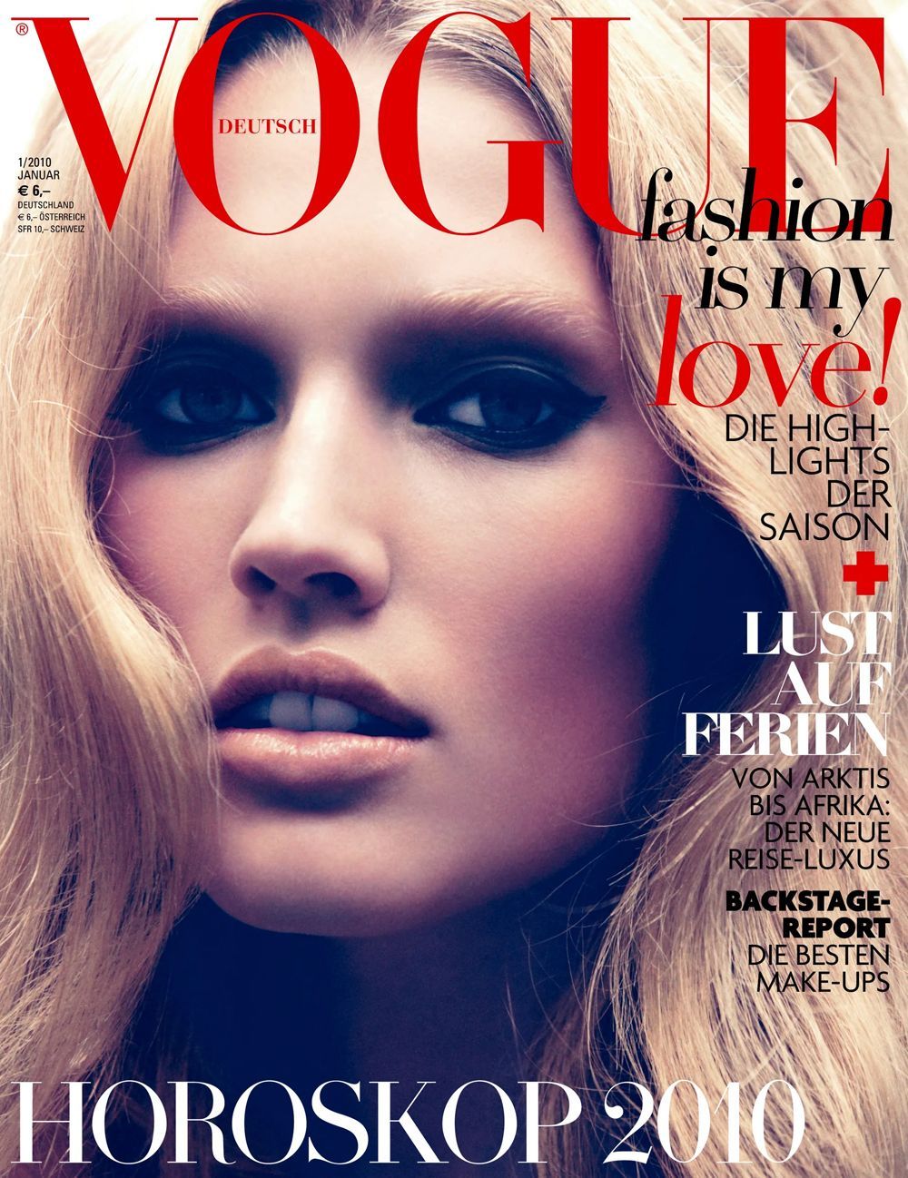 Vogue Magazin Deutschland 2010-01 Toni Garrn