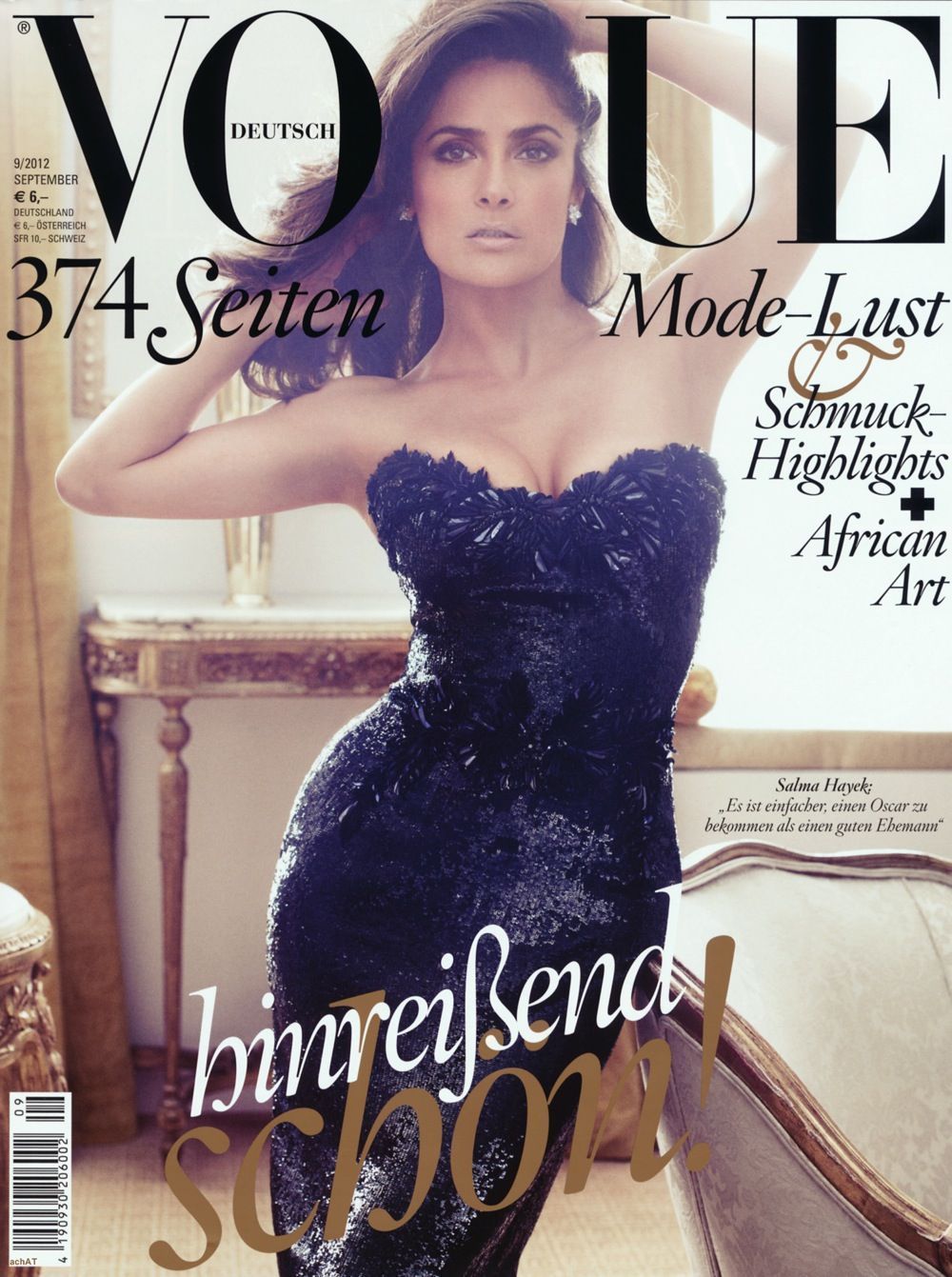 Vogue Magazin Deutschland 2012-09 Salma Hayek