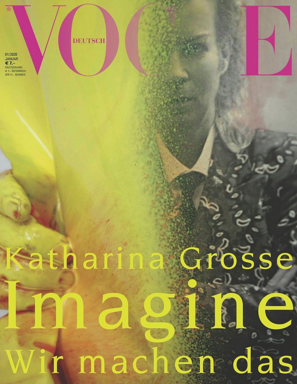 Vogue Rivista Germania 2020-01 Katharina Grosse Edizione originale