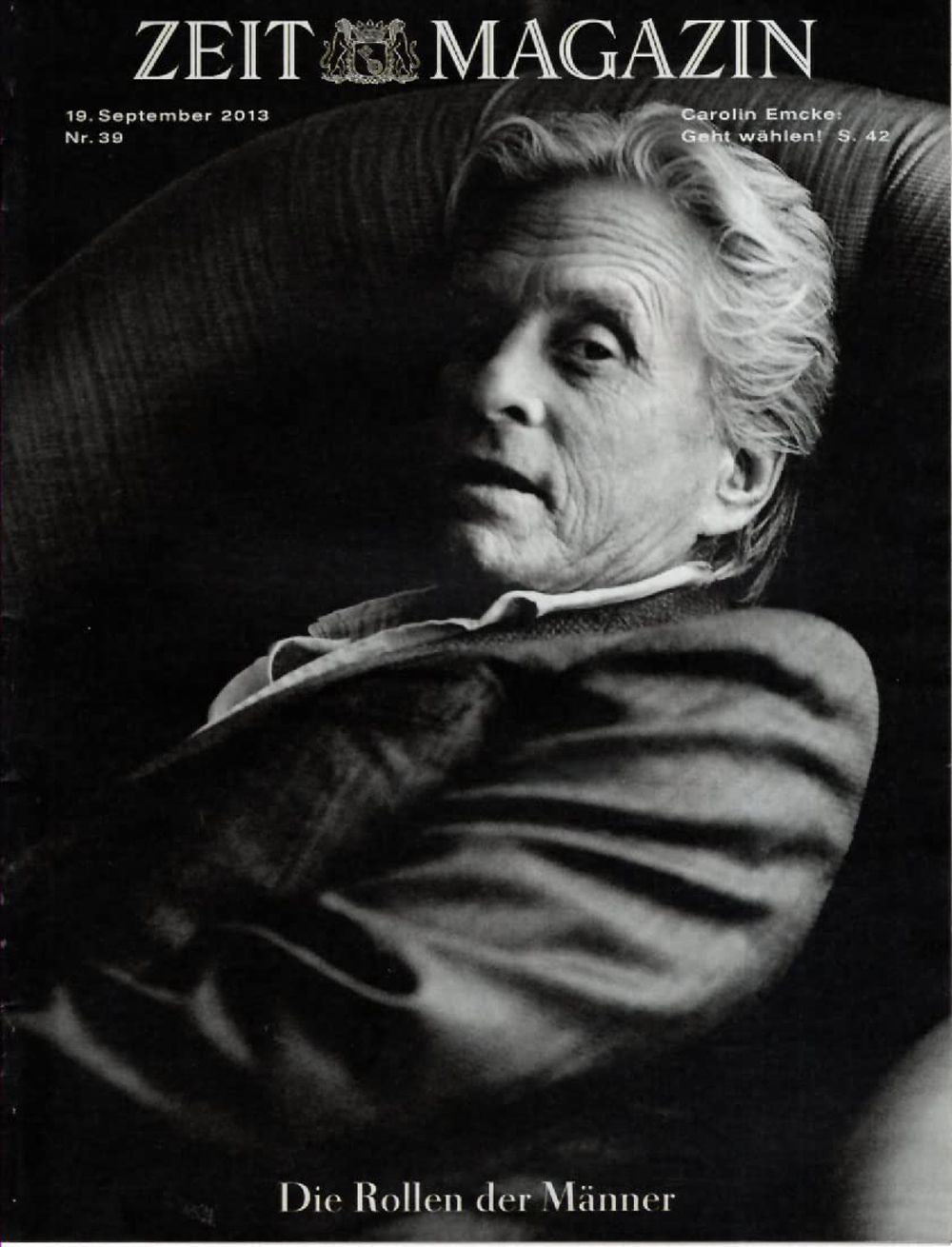 Zeit Revista Alemania 2013-39 Michael Douglas Edición original