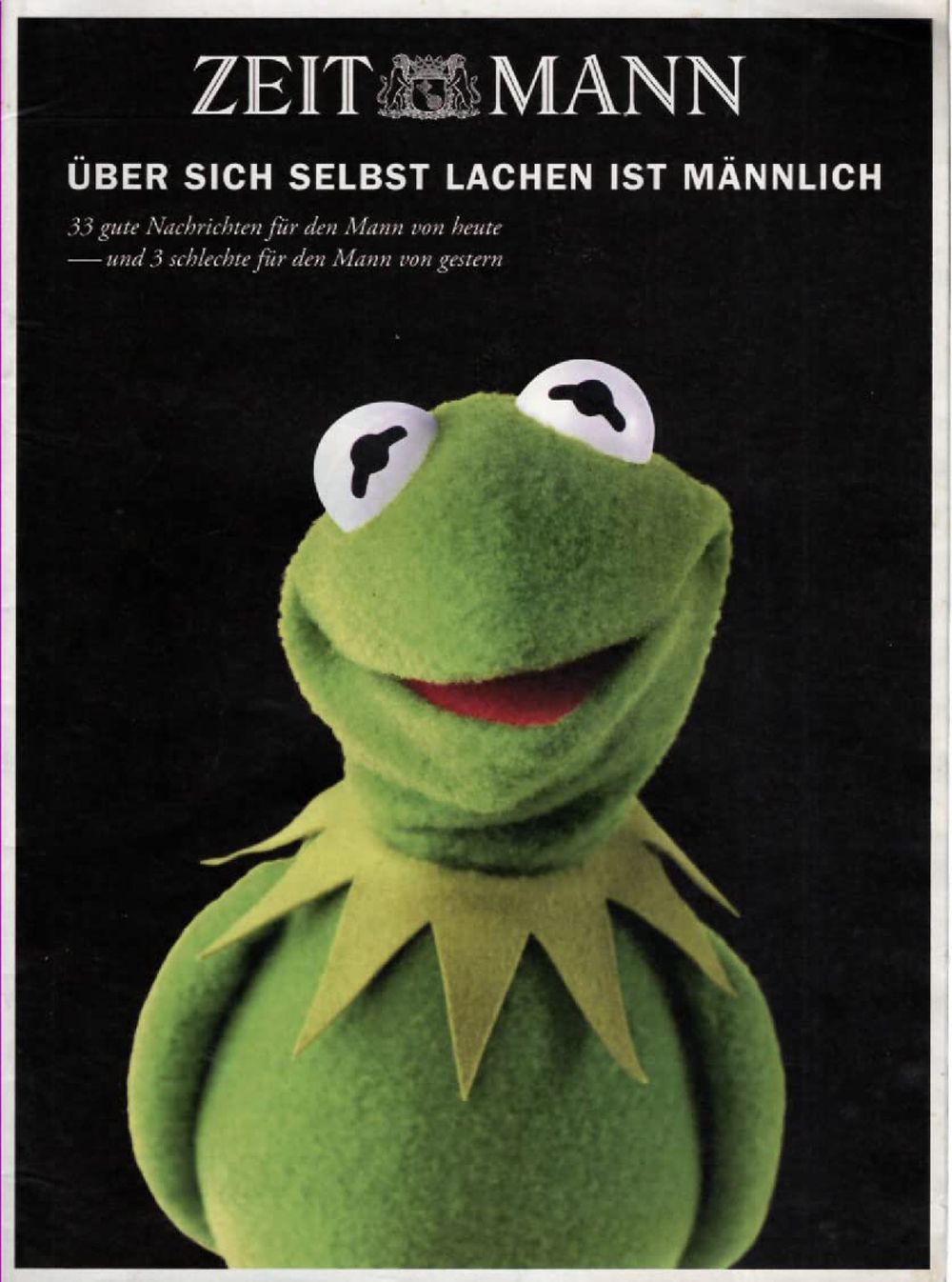 Zeit Magazin Mann Deutschland 2014 Kermit Muppets