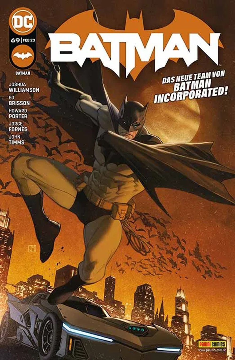 Batman Comic Alemanha 2023 #69 Abyss Badhnesia Edição original