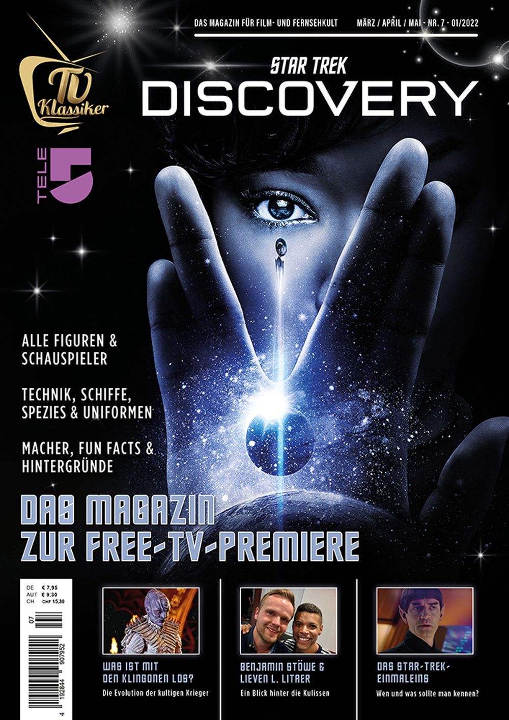 TV Klassiker Tijdschrift Duitsland 2022 #7 Star Trek Discovery Originele uitgave