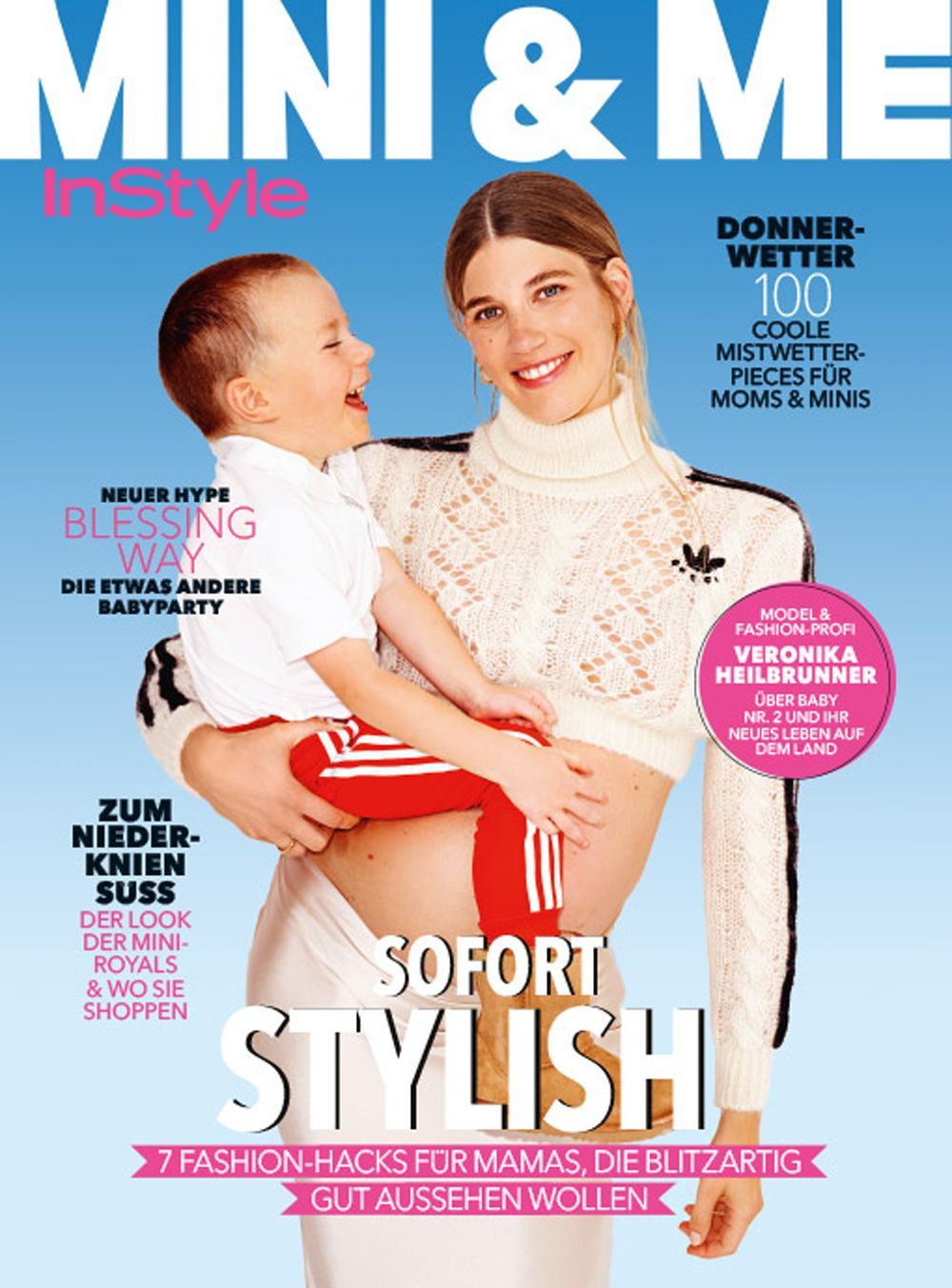 InStyle Mini & Me Magazine Germany 2022-02 Veronika Heilbrunner Original Print Issue