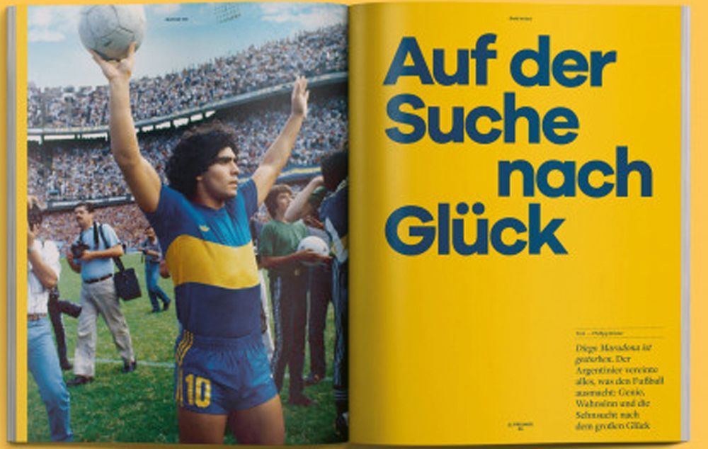 11 Freunde Magazine Germany 2021 #230 Diego Maradona Original Print Issue