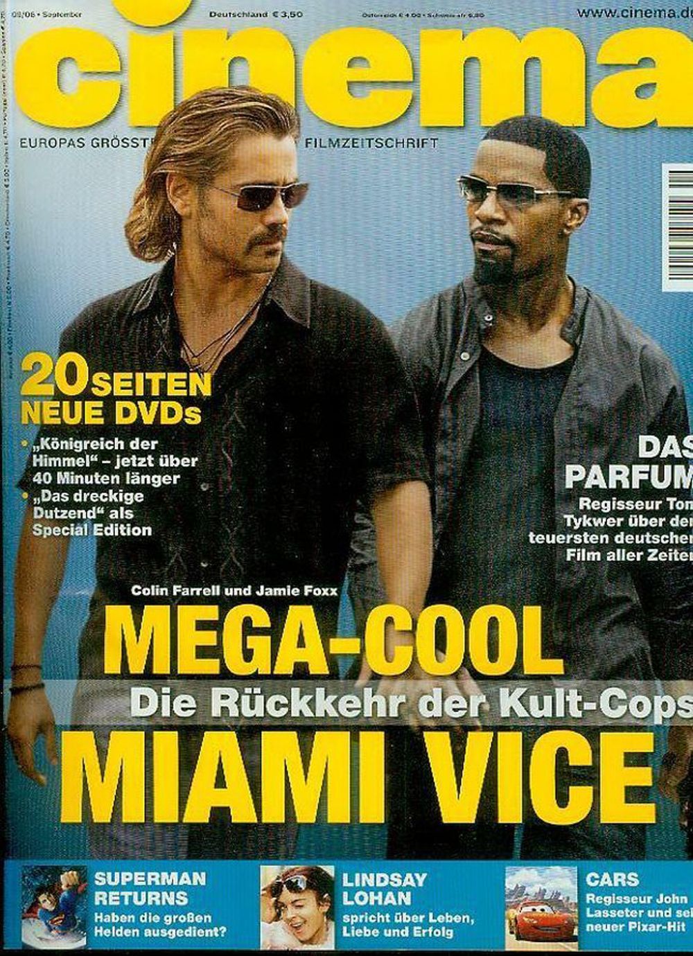 Cinema Magazin Deutschland 2006-09 Colin Farrell Jamie Foxx