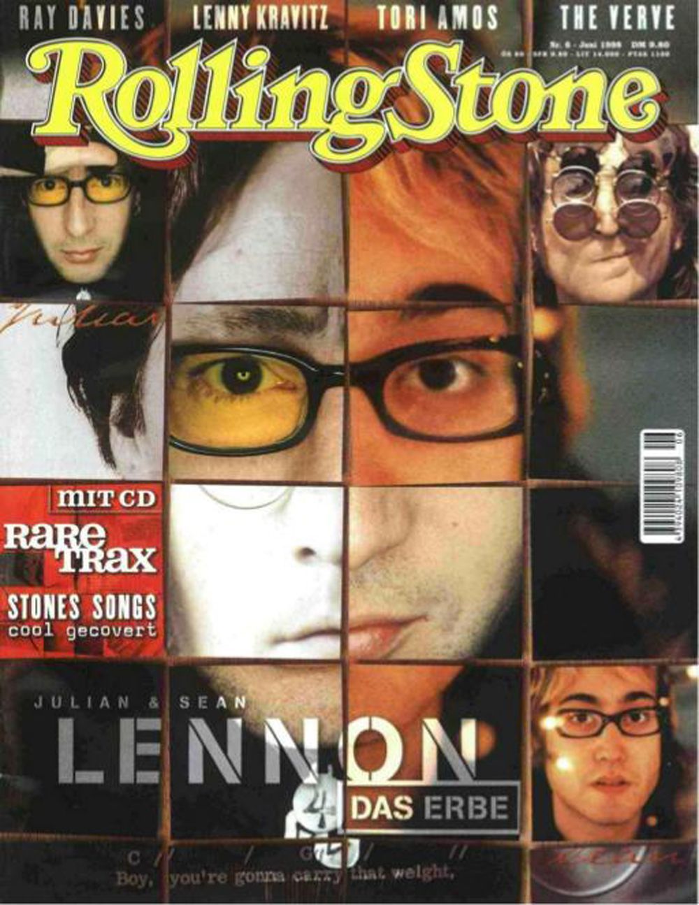 Rolling Stone Magazin Deutschland 1998-06 Julian Sean Lennon
