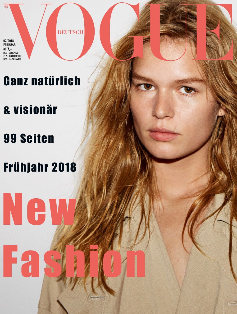 Vogue Tijdschrift Duitsland 2018-02 Anna Ewers