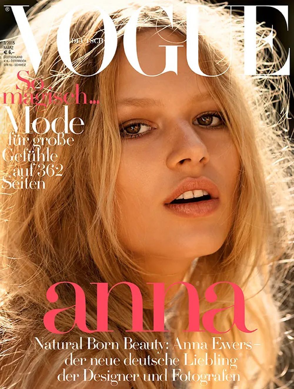 Vogue Magazin Deutschland 2015-03 Anna Ewers 1 Cover 1