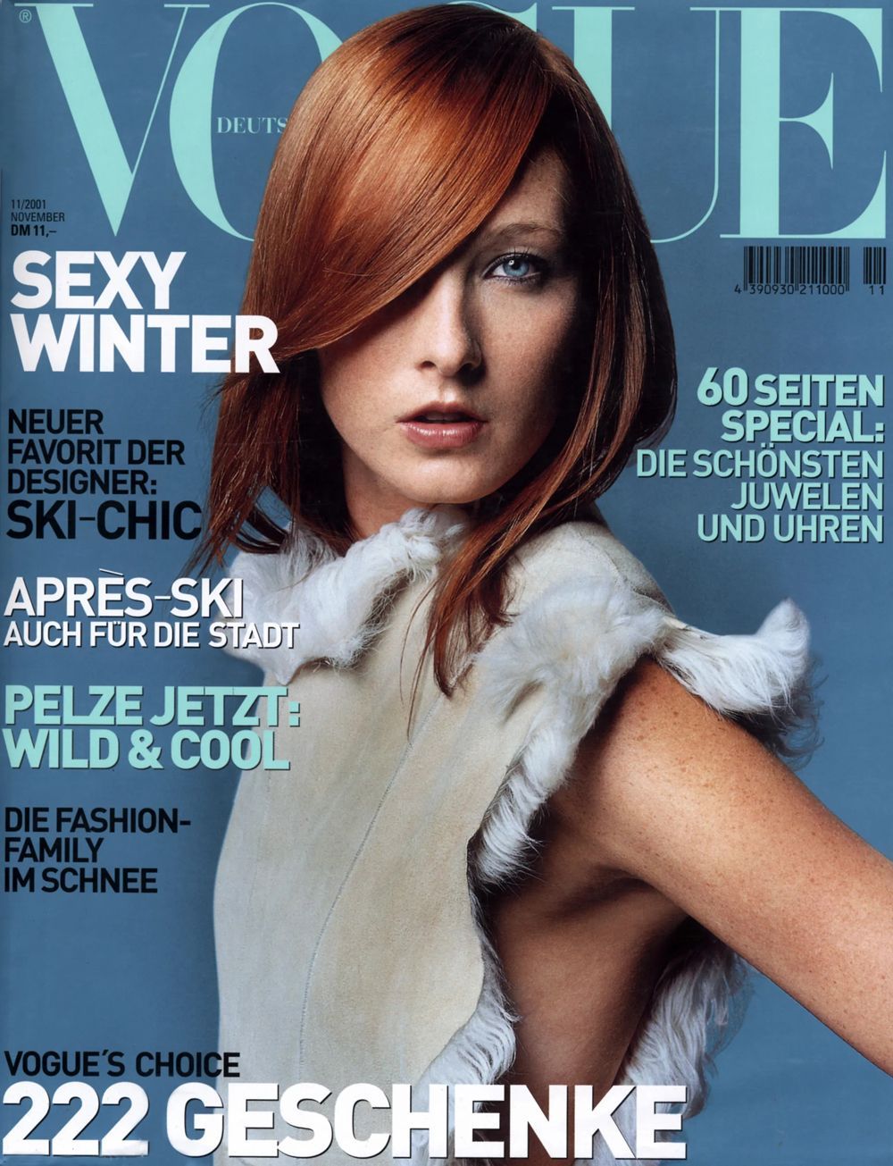 Vogue Lehti Saksa 2001-11 Maggie Rizer