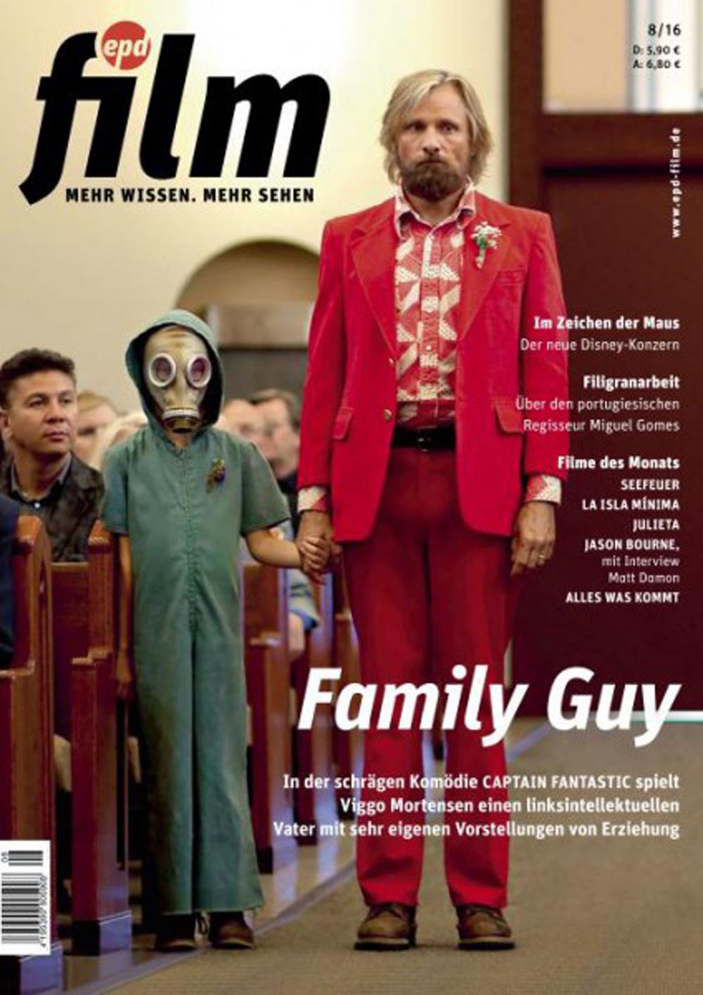EPD Film Magazin Deutschland 2016-08 Viggo Mortensen