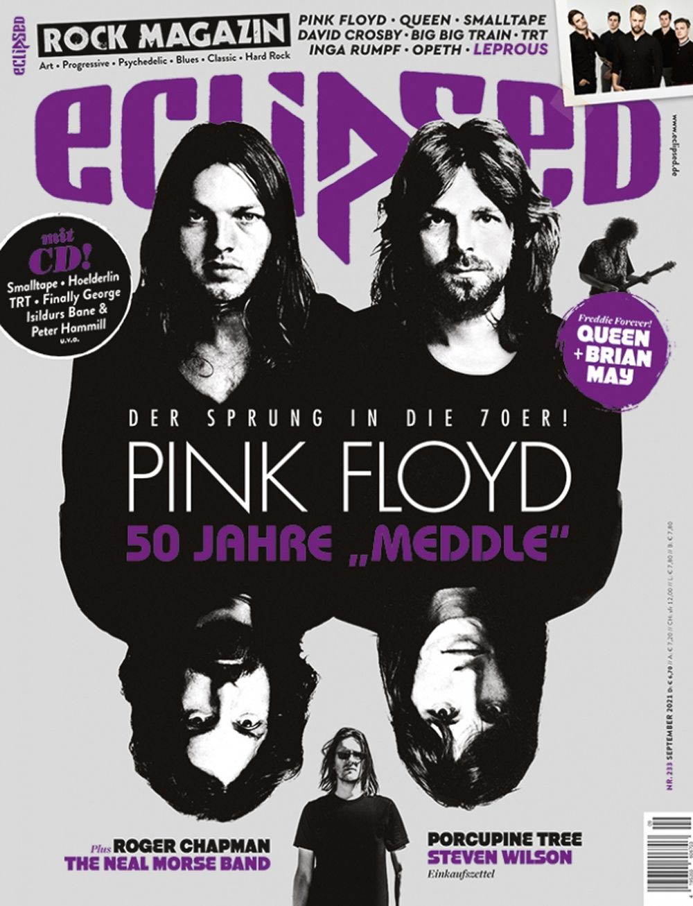 Eclipsed Magazine Germany 2021-09 Pink Floyd David Crosby Leprous Big Big Train