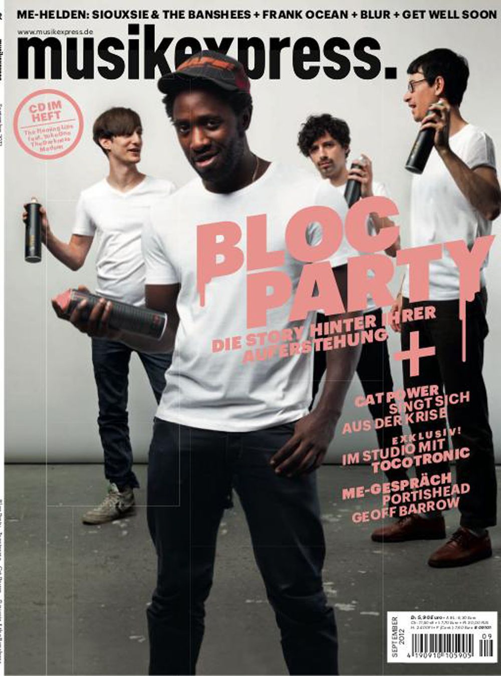 Musikexpress Magazin Deutschland 2012-09 Bloc Party Portishead Cat Power
