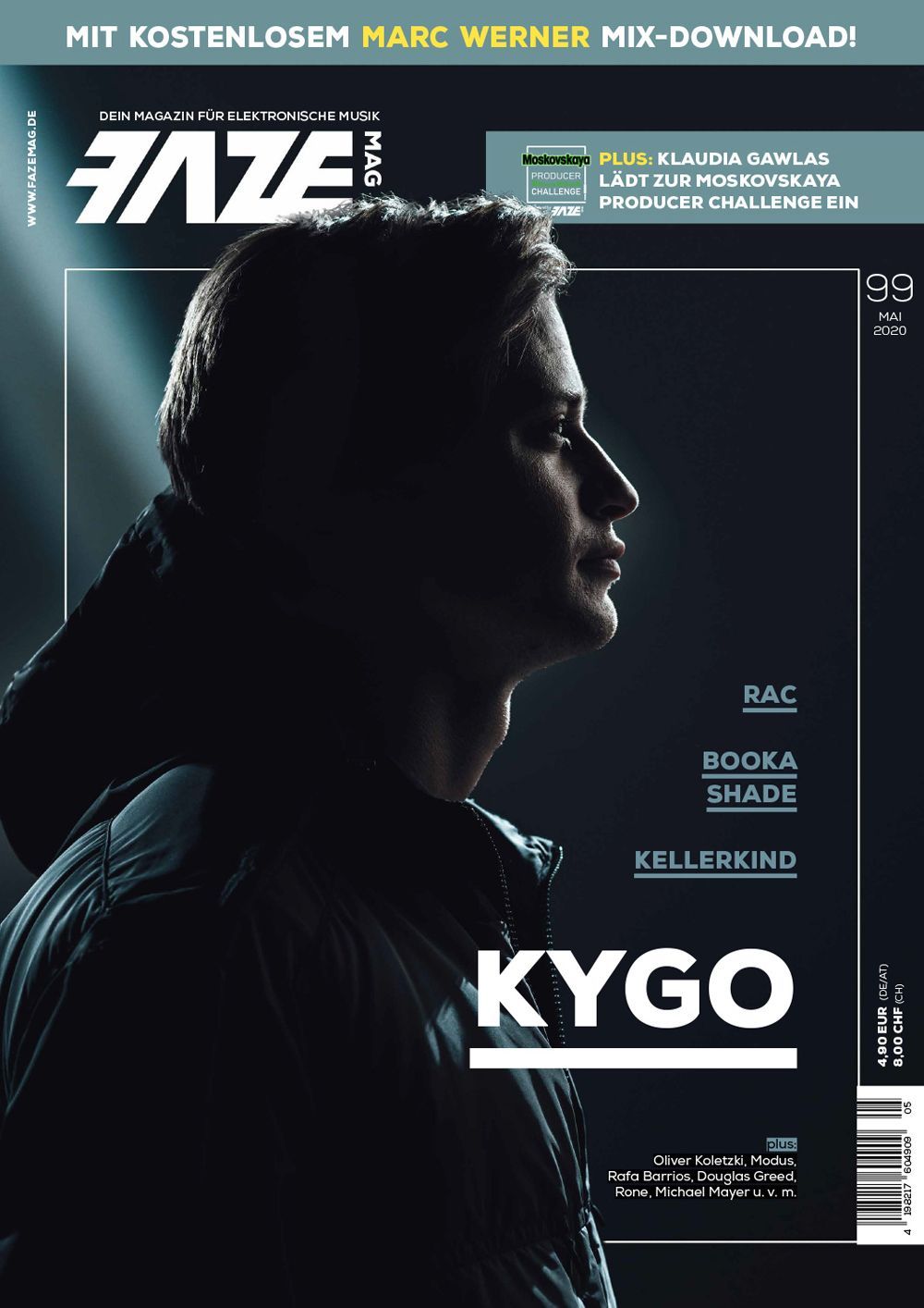 Faze Magasin Tyskland 2020 #99 Kygo Originaludgave