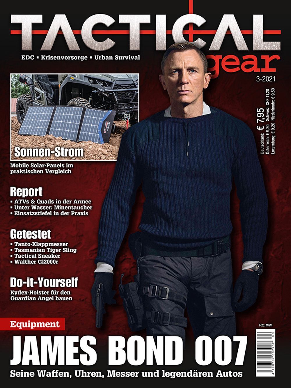 Tactical Gear Magasin Tyskland 2021-03 James Bond Daniel Craig Originaludgave