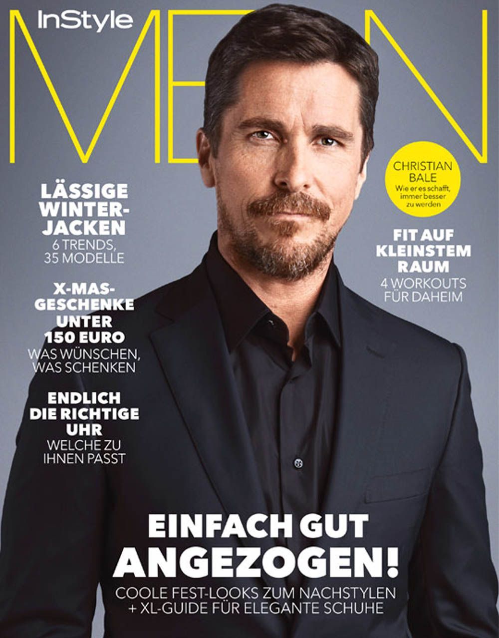 InStyle Men Revista Alemanha 2019-04 Christian Bale Edição original