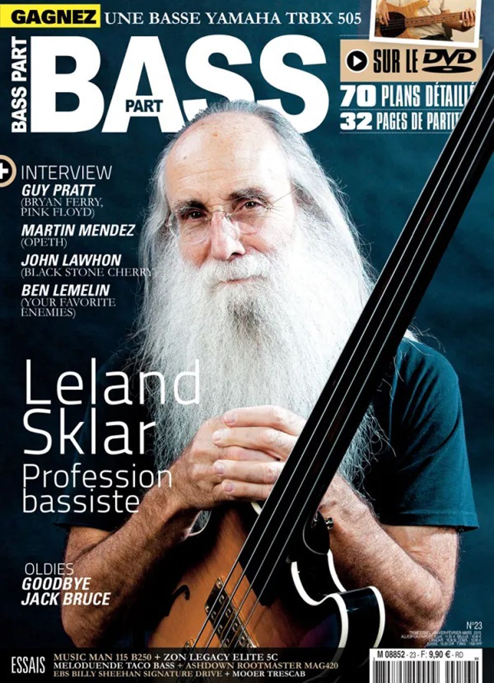 Bass Part Magazine France 2013 #23 Leland Sklar Guy Pratt Martin Mendez John Lawhon Original Print Issue