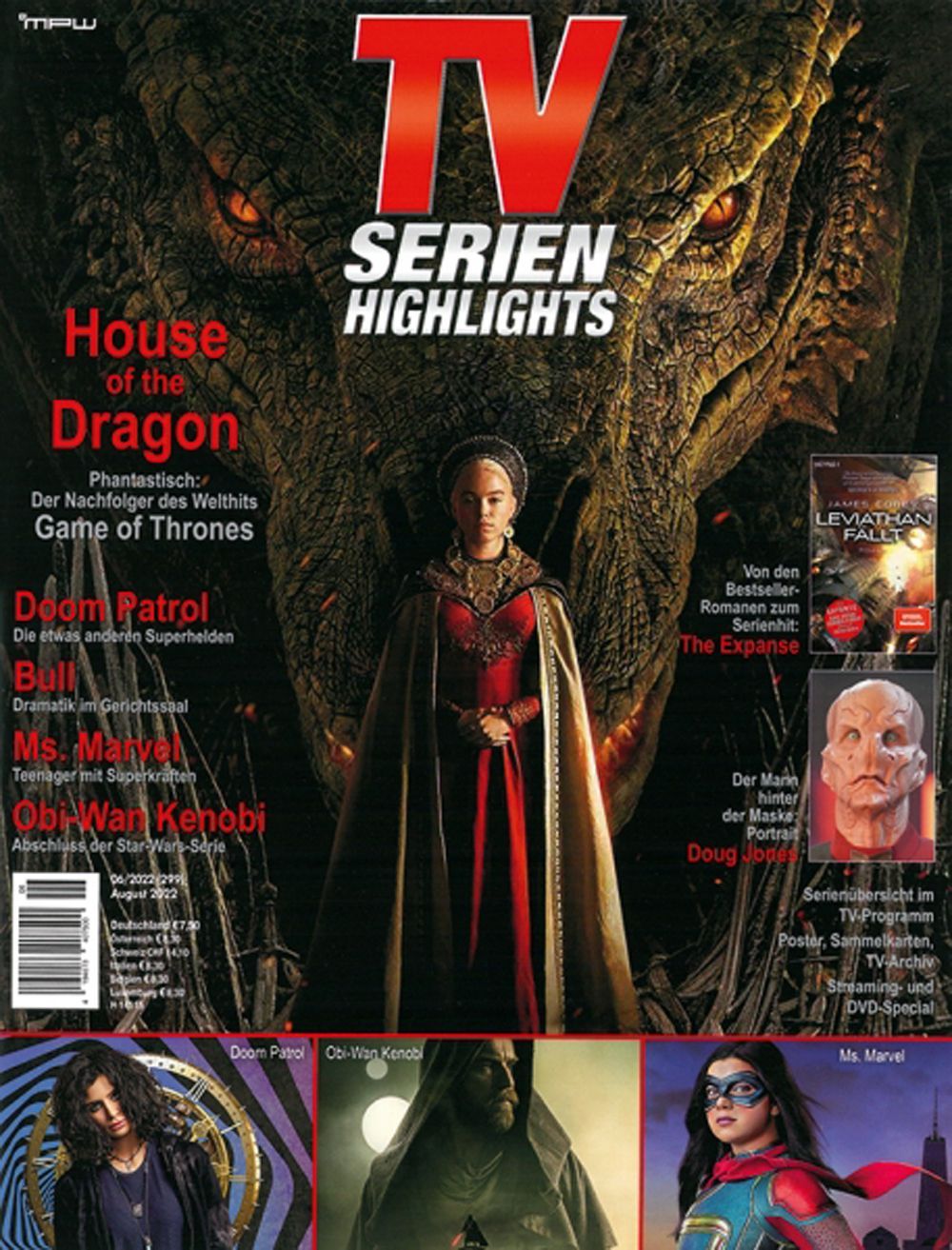 TV Serien Highlights Revista Alemanha 2022 #299 Edição original