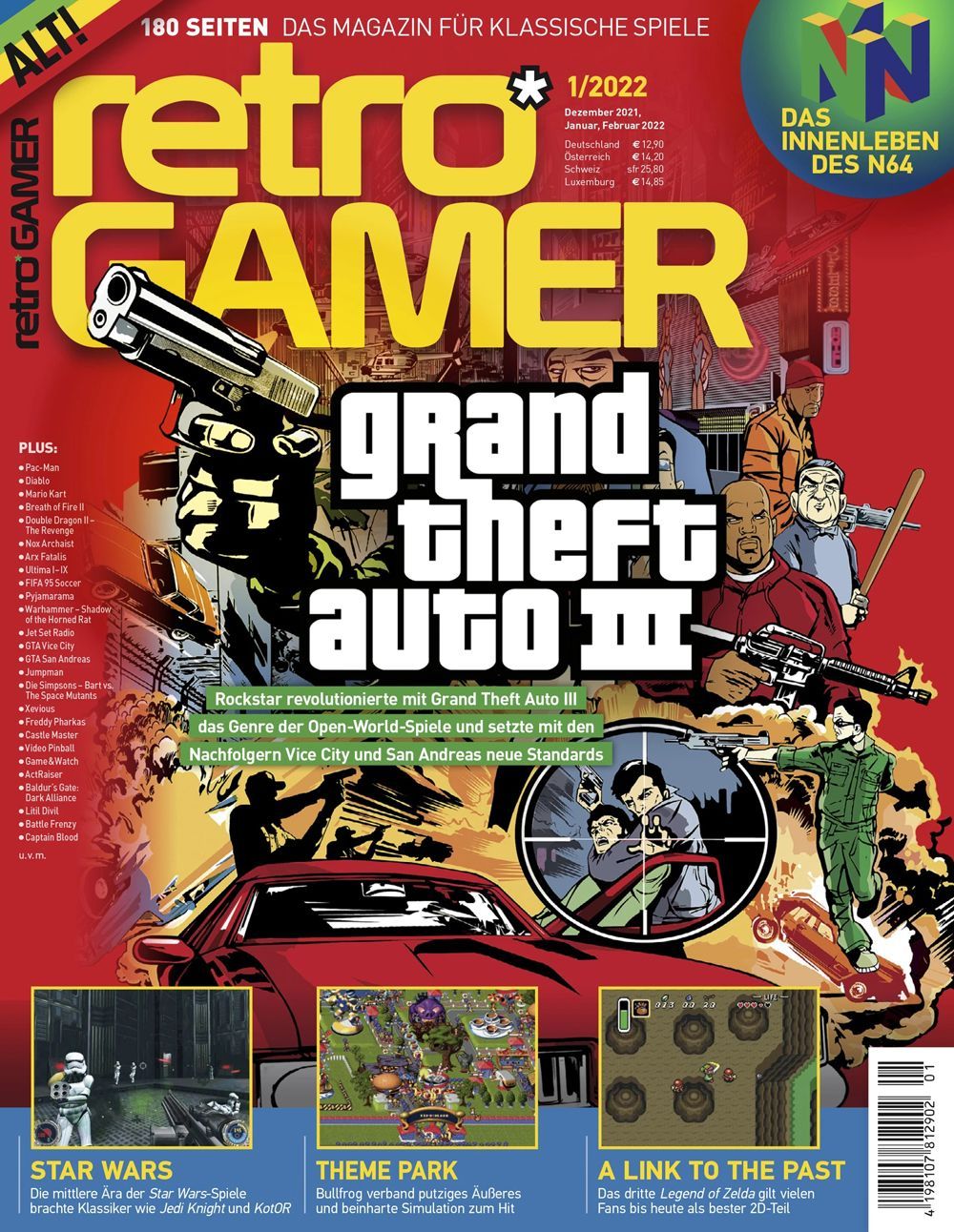 Retro Gamer Revista Alemania 2022-01 Grand Theft Auto III Star Wars