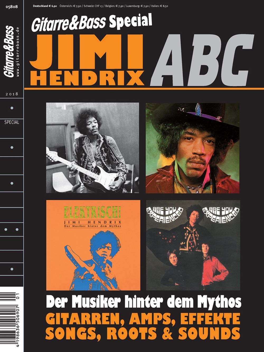 Gitarre & Bass Sonderheft Magazin Deutschland 2020 Jimi Hendrix