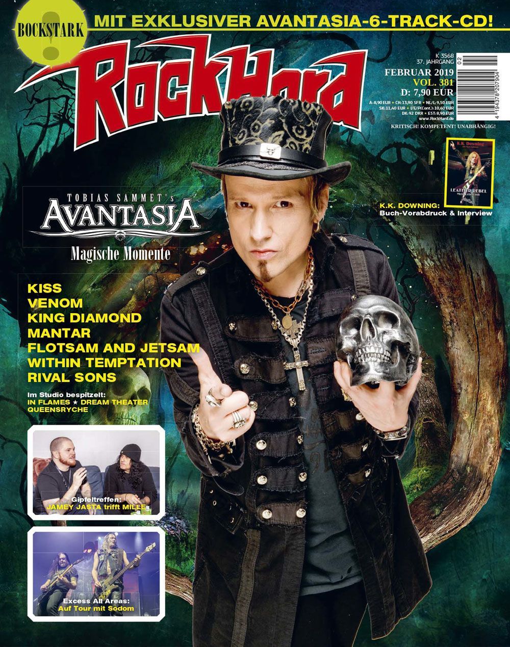 Rock Hard Magazin Deutschland 2018 #381 Avantasia