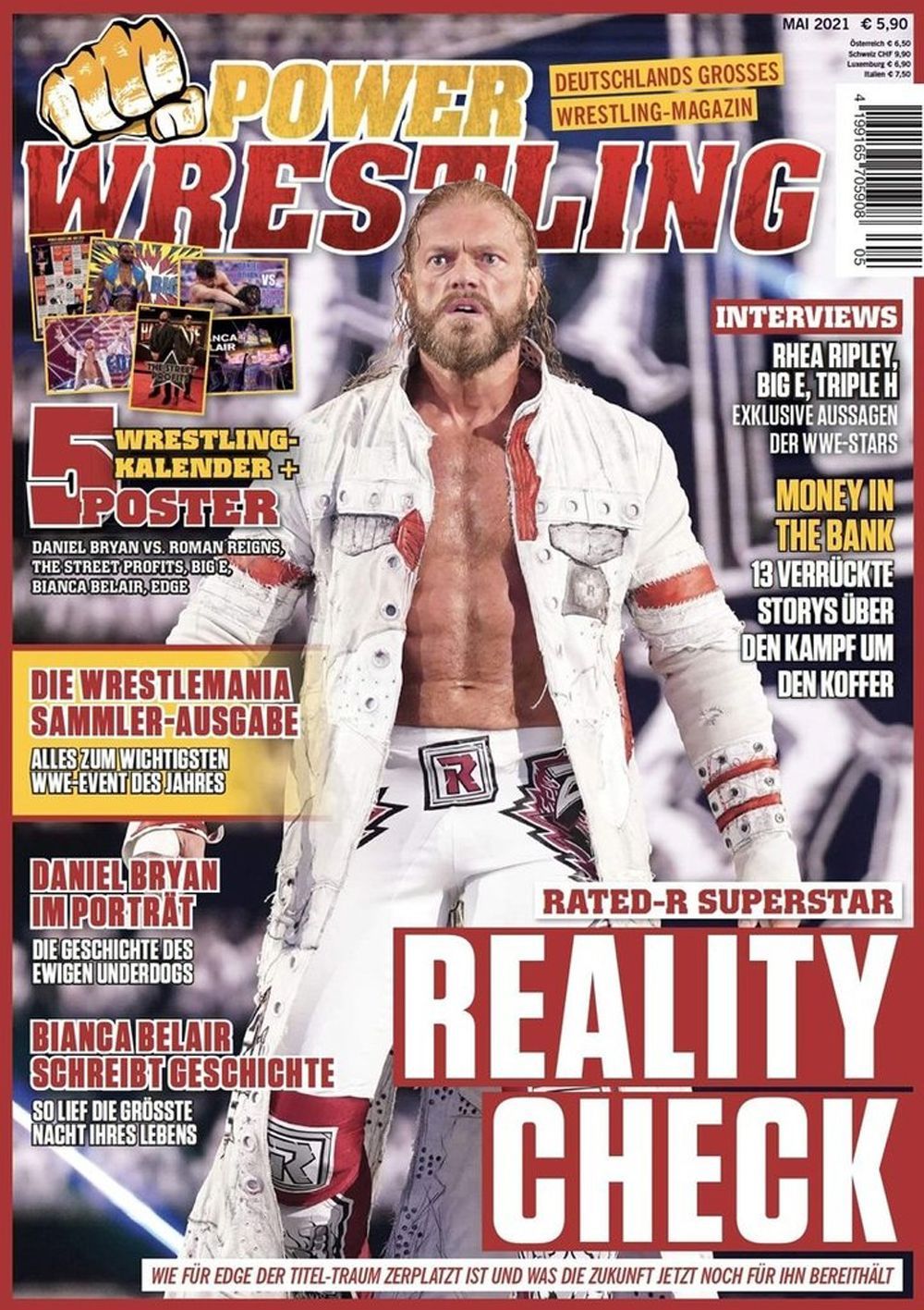 Power Wrestling Magazin Deutschland 2021-05 Edge Adam Copeland