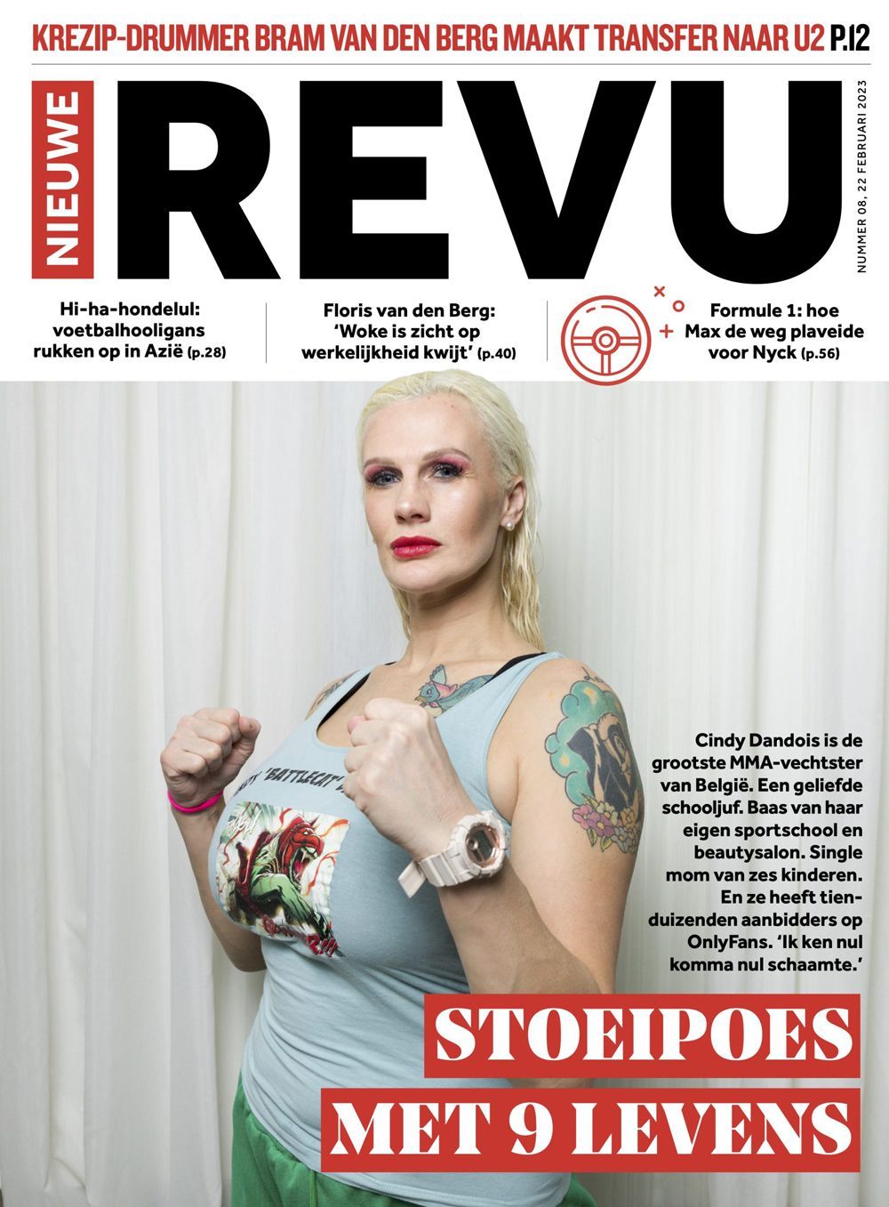 Nieuwe Revu Magazine Netherlands 2023-08 Cindy Dandois Original Print Issue