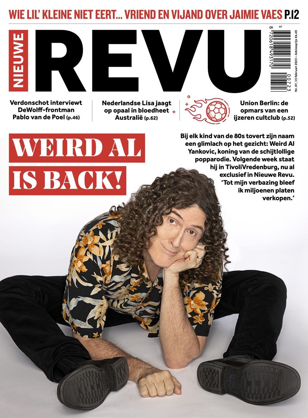 Nieuwe Revu Magasin Nederlandene 2023-07 Weird Al Yankovic Originaludgave