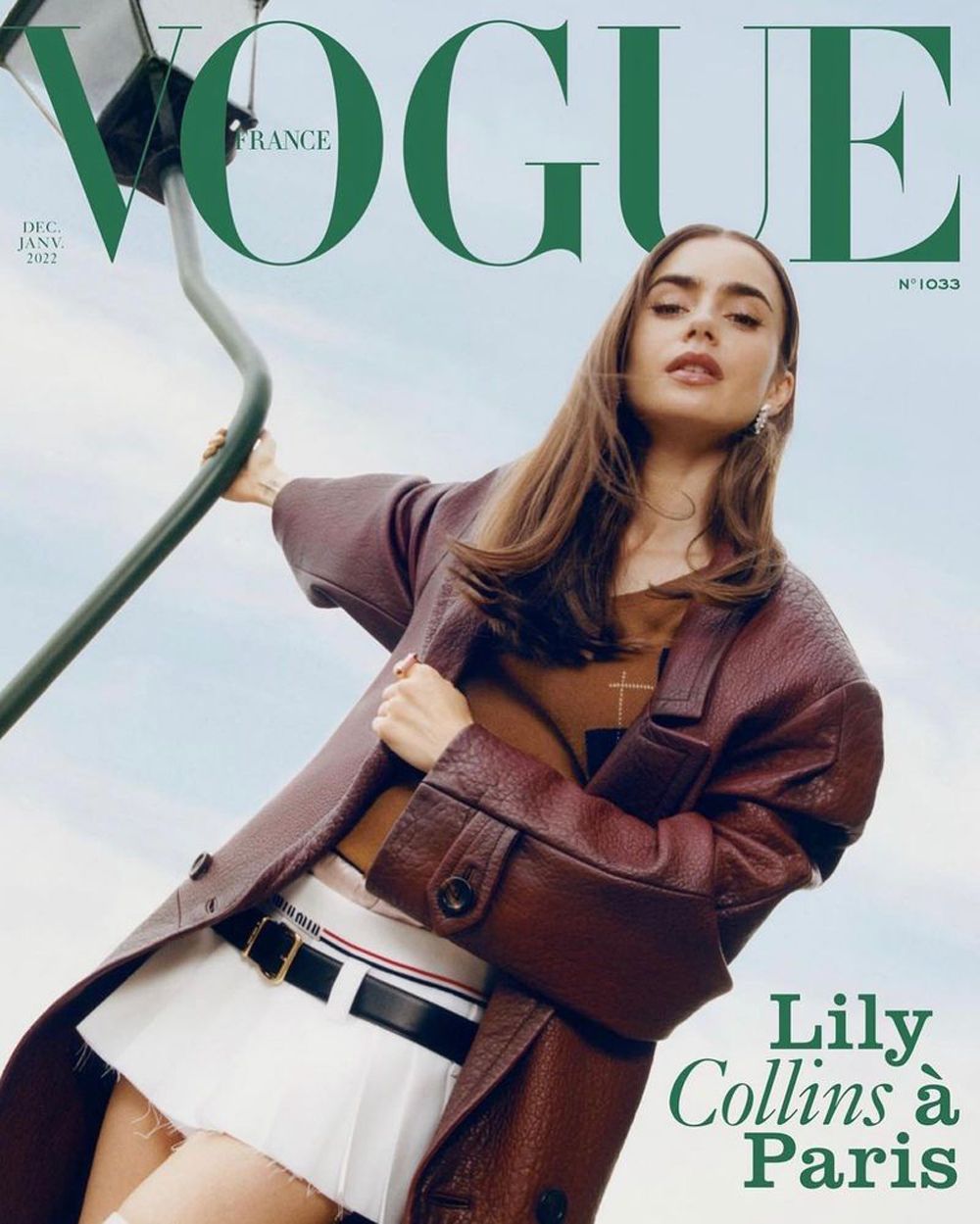 Vogue Magasin Frankrig 2023 #1033 Lily Jane Collins Originaludgave