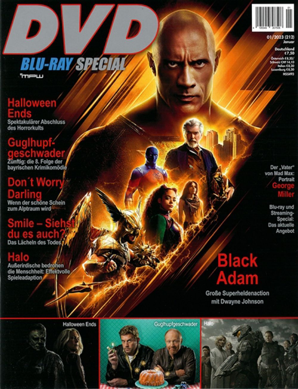 DVD Spezial Magazin Deutschland 2023 #212 Black Adam