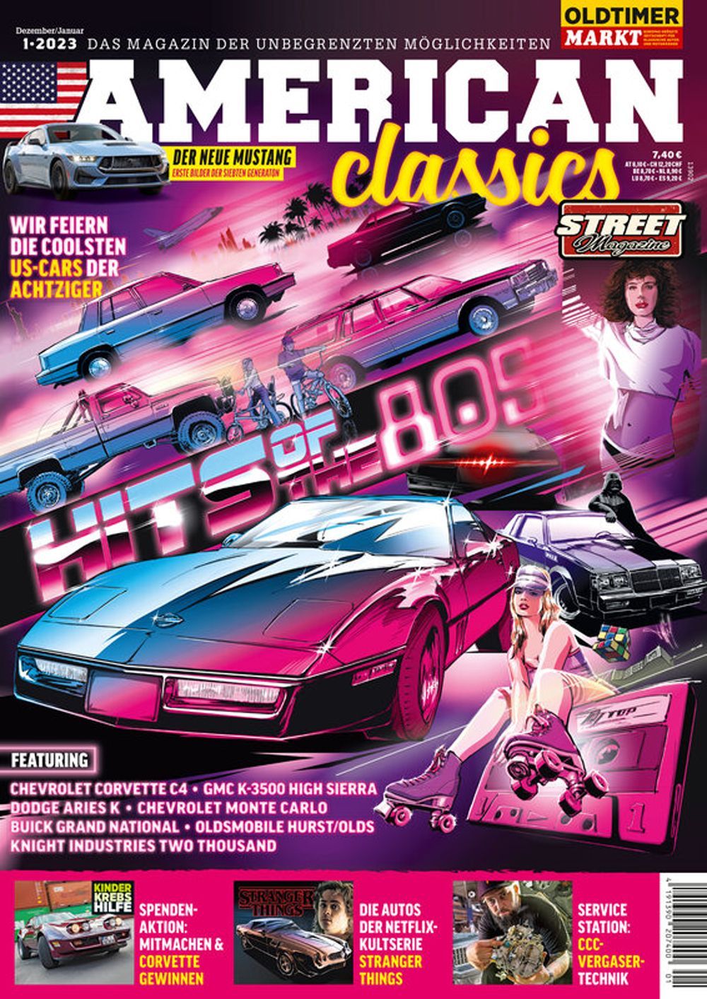 American Classic Magazin Deutschland 2023-01 Chevrolet Corvette C4 GMC Sierra