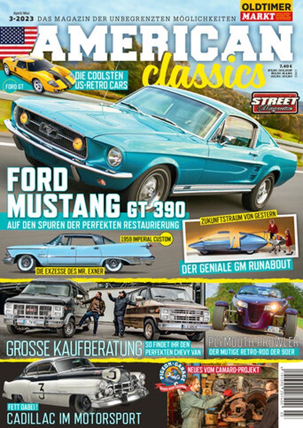 American Classic Magazin Deutschland 2023-03 Ford Mustang GT Fastback