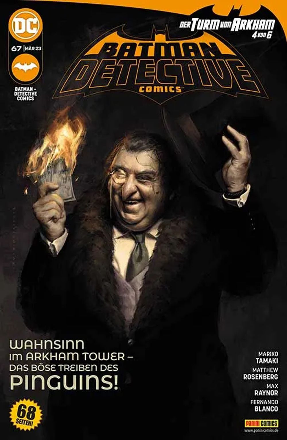 Batman Detective Comics Tyskland 2023 #67 Nightwing Arkham Tower
