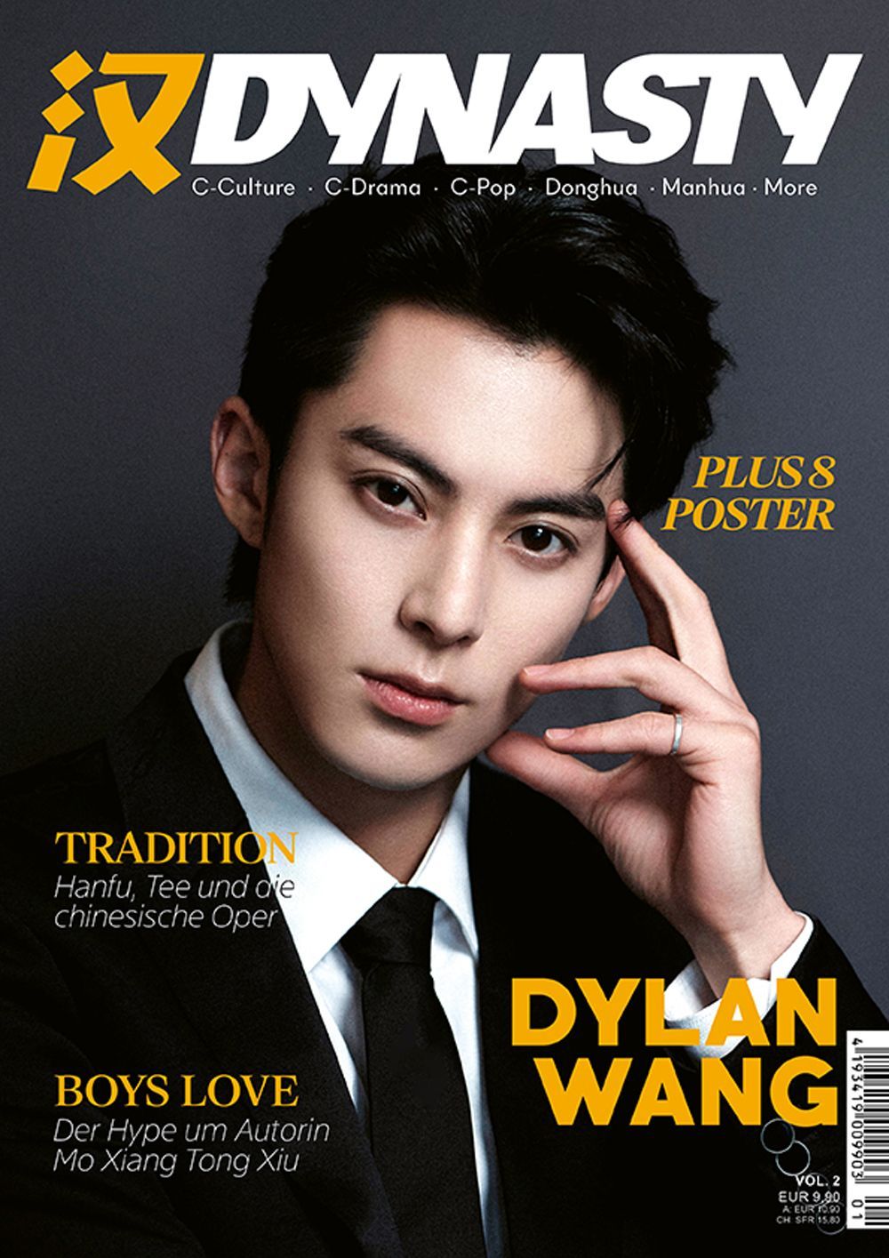 Dynasty Magasin Tyskland 2023 #2 Dylan Wang Wang He Di Originalutgåva